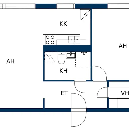Hopeahaka Kaksio 45 M2 Huoneisto Kirkkonummi